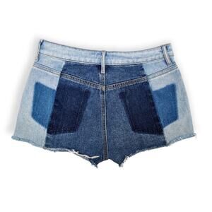 Pacsun Patchwork Denim Jean Shorts Size 26